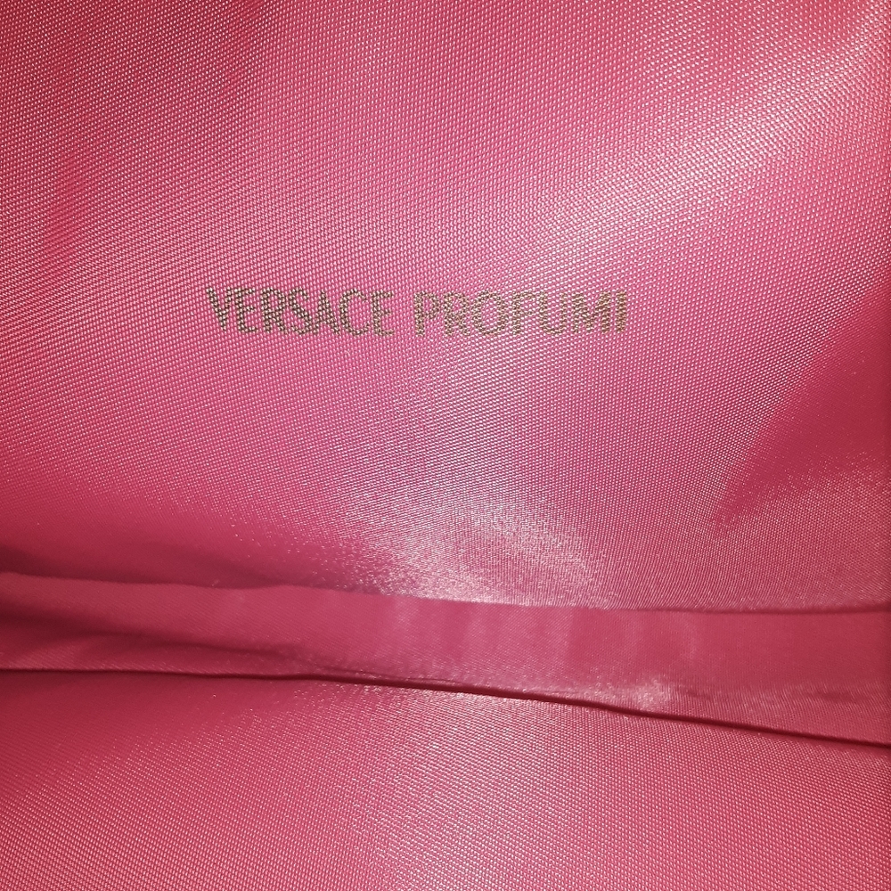 Versace profumi tan leather clutch bag - Picture 10 of 11